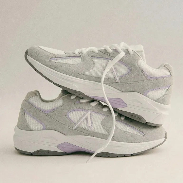 ARKK Copenhagen Eral Sneakers Hellgrau/Flieder Light Grey Lilac