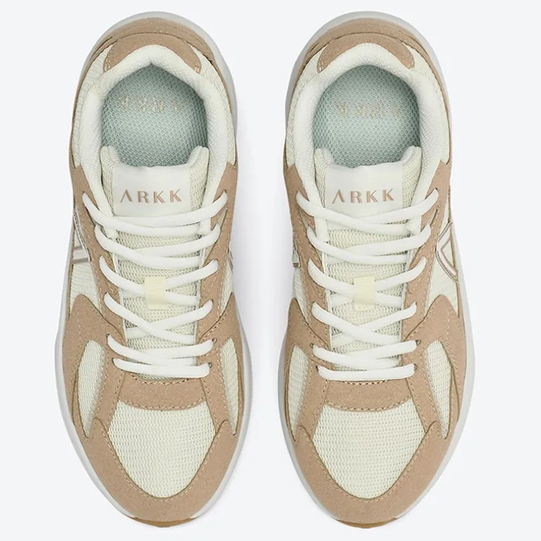 ARKK Copenhagen Eral Sneaker Beige/Weiß Beige White