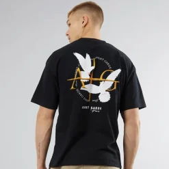 Avant Garde Herren Ailes T-Shirts Schwarz