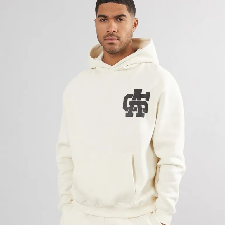 Avant Garde Herren Allegro Kapuzenpullover Off White