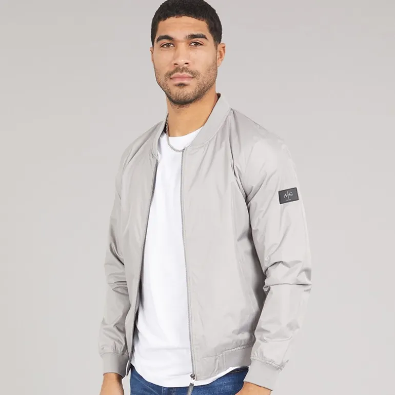 Avant Garde Herren Bomberjacke Hellgrau