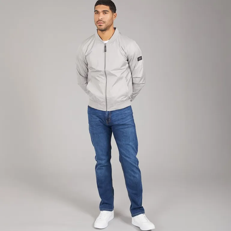 Avant Garde Herren Bomberjacke Hellgrau