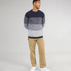Avant Garde Herren Cameron Rundhals Pullover Marine