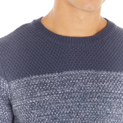 Avant Garde Herren Cameron Rundhals Pullover Marine