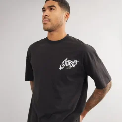 Avant Garde Herren Endless T-Shirt Schwarz