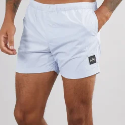 Avant Garde Herren Farris Knitter Badeshorts Silber Blau