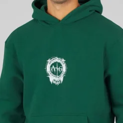 Avant Garde Herren Fausser Hoodie Und Shorts Set Emerald