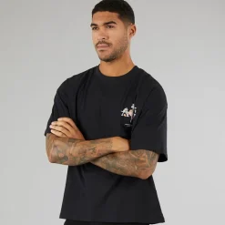 Avant Garde Herren Gradient T-Shirts Schwarz