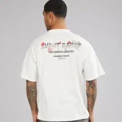 Avant Garde Herren Gradient T-Shirts Weiß