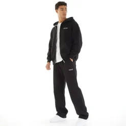 Avant Garde Herren Jogginghose Gerade Beine Schwarz