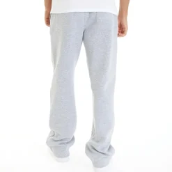 Avant Garde Herren Jogginghose Gerade Schnitt Hell Grau Melange