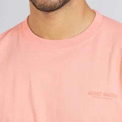 Avant Garde Herren Kreativ T Shirt Und Shorts Set Coral