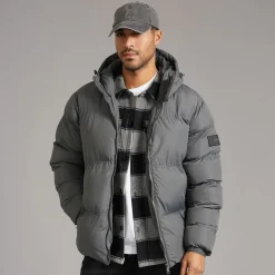 Avant Garde Herren Rawlins Steppjacke Anthrazit