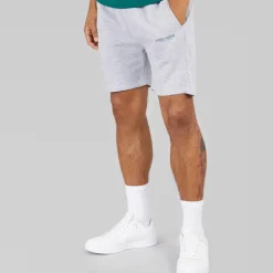 Avant Garde Herren Shorts Kreativ Hellgrau Melange