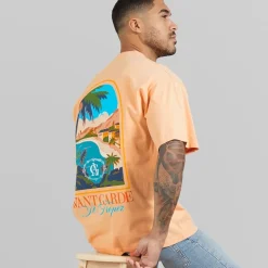 Avant Garde Herren Terrain T Shirt Peach