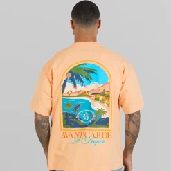 Avant Garde Herren Terrain T Shirt Peach