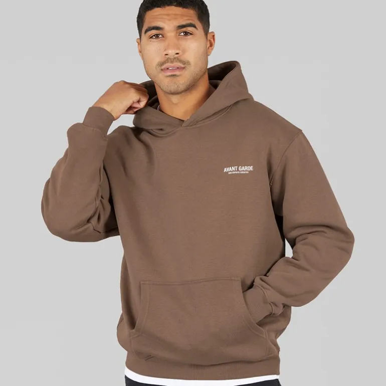 Avant Garde Hoodie Herren in Mink