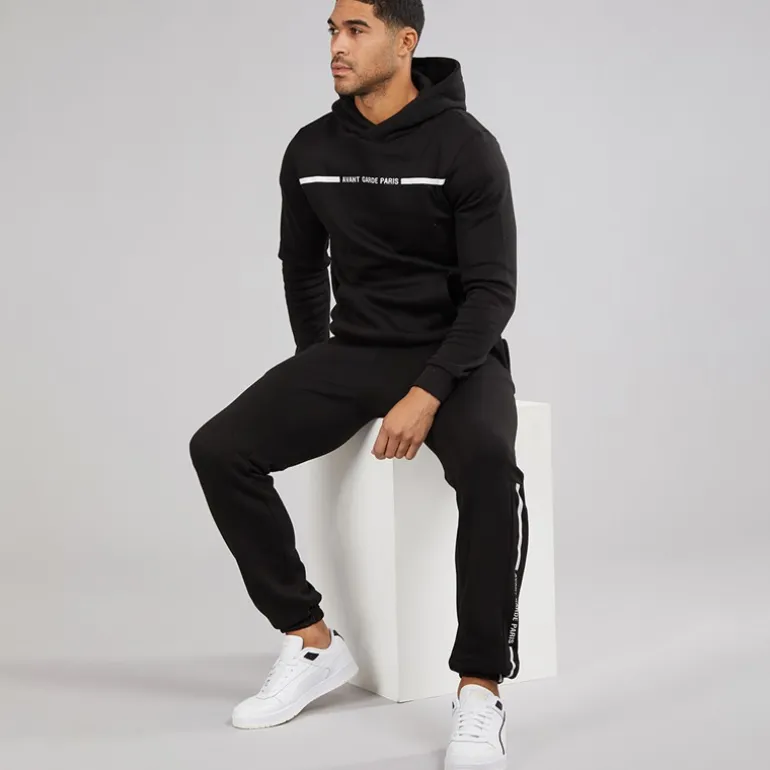 Avant Garde Trainingsanzug Herren Delphisch Schwarz