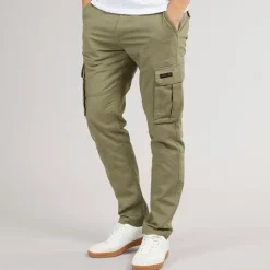 Bench Cargohose Herren Sergei Twill Hell Khaki