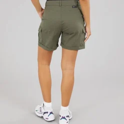 Bench Cargo Shorts Khaki Damen Ashline