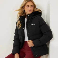 Bench Damen Atha Kurze Steppjacke Schwarz