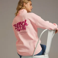 Bench Damen Casiah Sweatshirt Rosa
