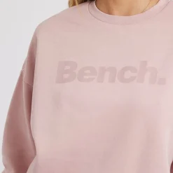 Bench Damen Dera Trainingsanzug Gewaschen Staubiges Rosa