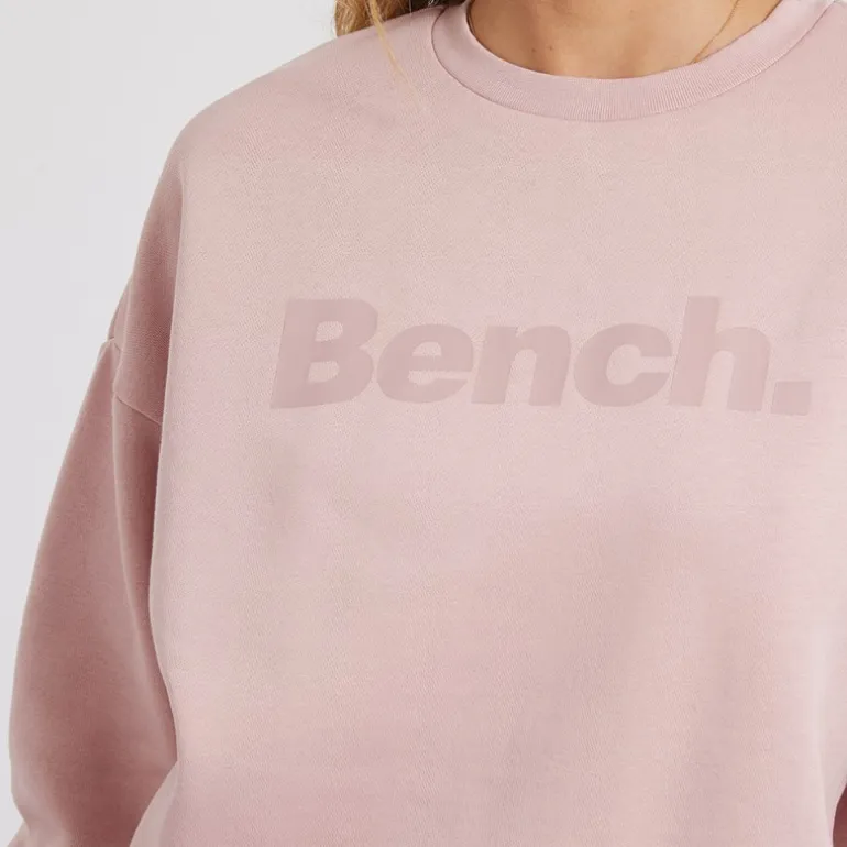 Bench Damen Dera Trainingsanzug Gewaschen Staubiges Rosa