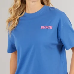 Bench Damen Dernia T Shirt Cobalt Blue