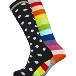 Bench Damen Elisabetta Zwei Paar Welly Socken Schwarz/Grau Melange