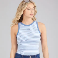 Bench Damen Elsu Weste Sky Stripe