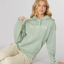 Bench Damen Emerre Kapuzenpullover Dunkel Salbei Grün