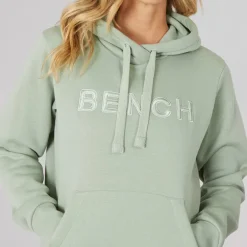 Bench Damen Emerre Kapuzenpullover Dunkel Salbei Grün