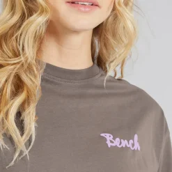 Bench Damen Enalla T Shirt Charcoal