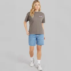 Bench Damen Enalla T Shirt Charcoal