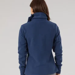 Bench Damen Funnel Microfleece Trainingsjacke Marineblau