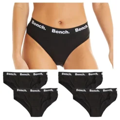 Bench Damen Greya Fünf-Pack Slips Schwarz