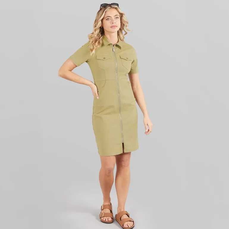 Bench Damen Jasunu Kleid Light Khaki