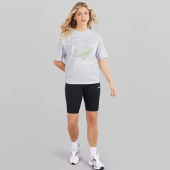 Bench Damen Jilen T Shirt Grey Marl