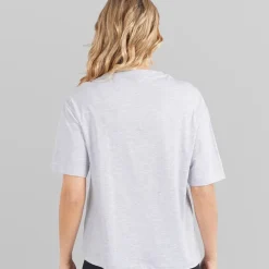Bench Damen Jilen T Shirt Grey Marl