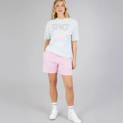 Bench Damen Jilen T Shirt Light Blue