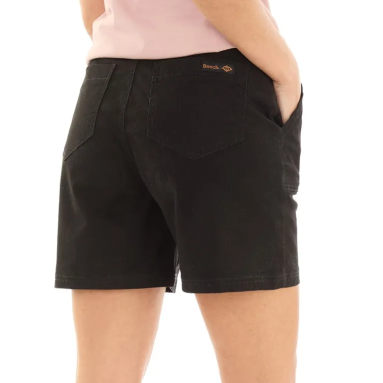 Bench Damen Kannon Cargo Shorts Schwarz