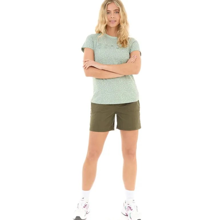 Bench Damen Kannon Cargo Shorts Khaki
