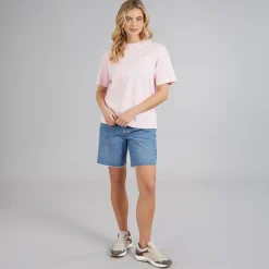 Bench Damen Kassa T Shirt Rosa