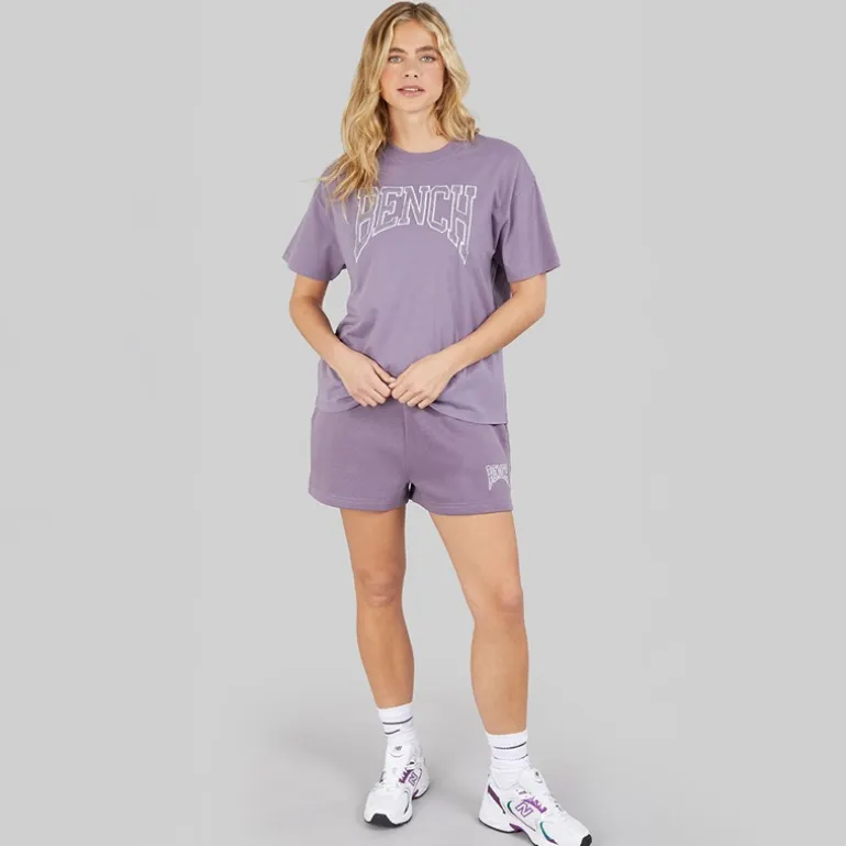 Bench Damen Loanne Fleece Shorts Dusted Grapes