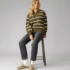 Bench Damen Margita Pullover Dunkles Oliv