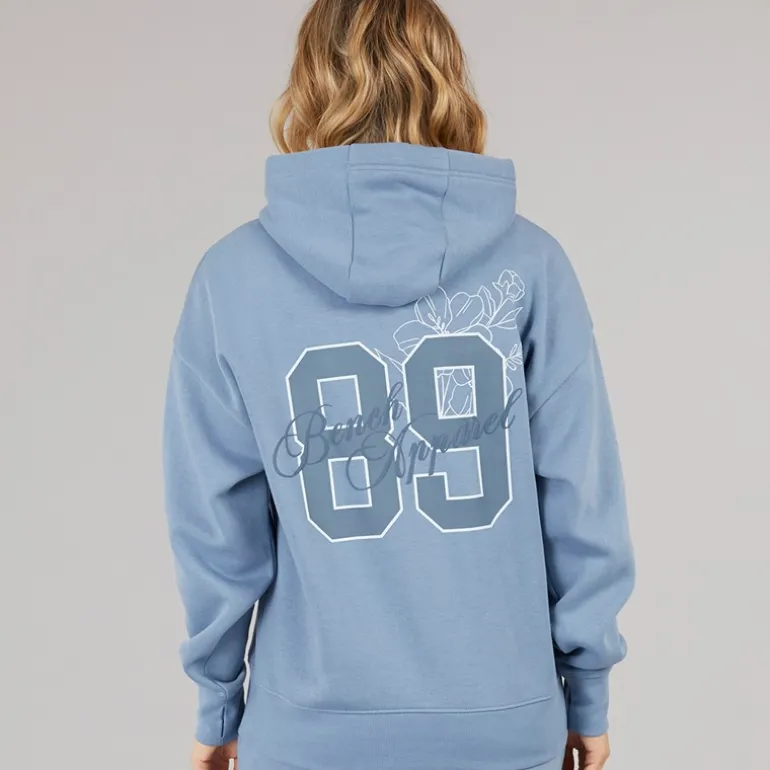 Bench Damen Pella Hoodie Dusky Blue