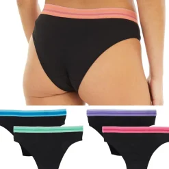 Bench Damen Quincy Fünf-Pack Slips Mehrfarbig