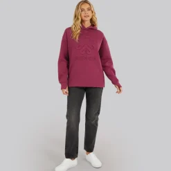 Bench Damen Rayra Kapuzenpullover Berry