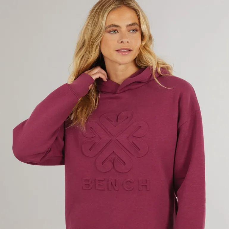 Bench Damen Rayra Kapuzenpullover Berry